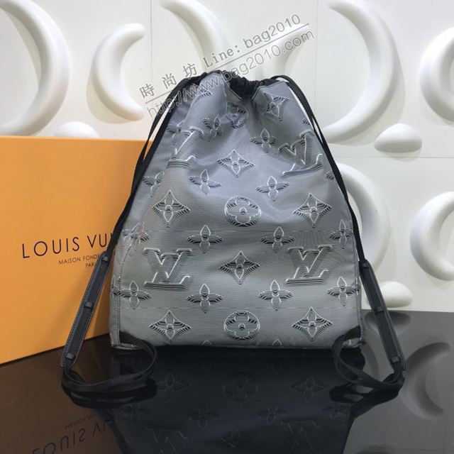 LV包 lv新款包 M44940 VIRGIL ABLOH雙肩背包 抽繩雙肩包2054 未來系列 LV後背包  ydh3426